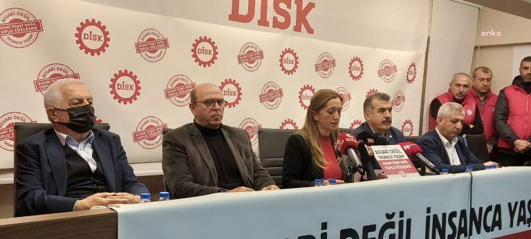 DİSK GENEL BAŞKANI ÇERKEZOĞLU: ASGARİ ÜCRET, EN AZ, NET 13 BİN 200 LİRA OLMALI