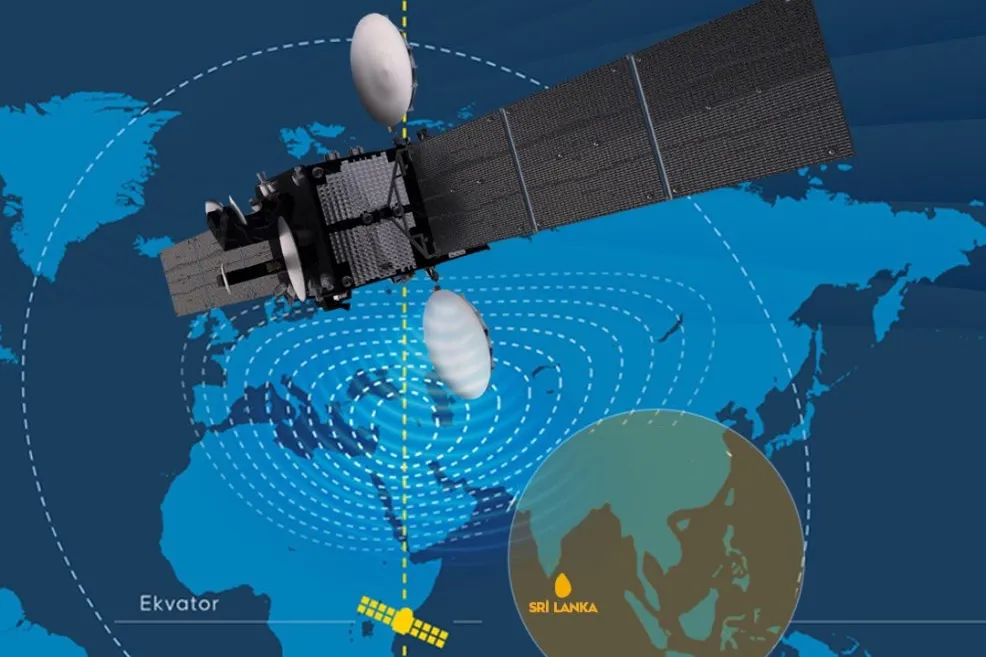 Sri Lanka kanalları TURKSAT 6A