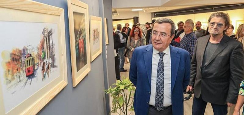 Izmir Karikatür Müzesi’nin yeni yerindeki ilk sergi açildi