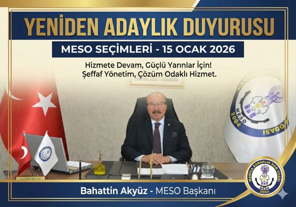 MESO Başkanı Bahattin Akyüz yeniden aday
