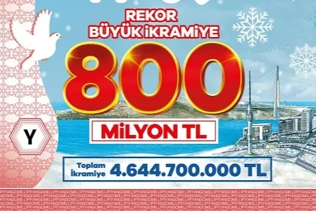800 milyon TL ikramiyeli yılbaşı biletleri dağıtıma çıkıyor