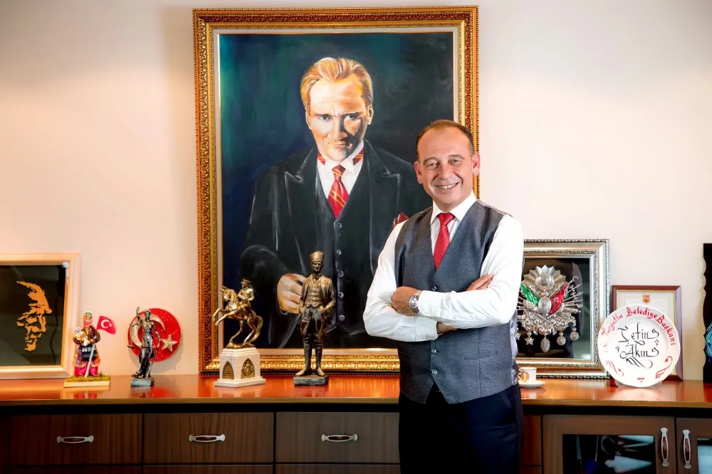 Başkan Çetin Akın: “Atatürk’ün Işığı Kalplerimizde Hiç Sönmeyecek”