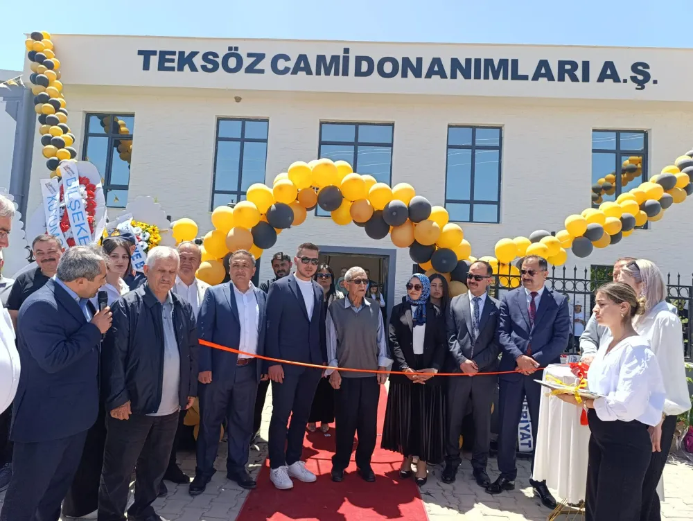TEKSÖZ CAMİİ DONANIMLARI YENİ İŞ YERİ AÇILIŞI MUHTEŞEM BİR TÖRENLE AÇILDI