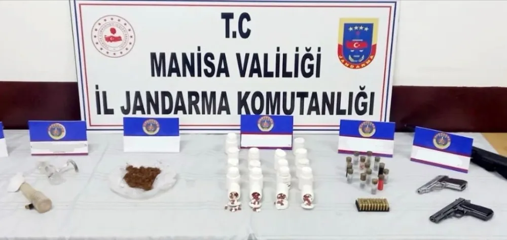 Kırkağaç’ta Jandarmadan Uyuşturucu ve Silah Operasyonu