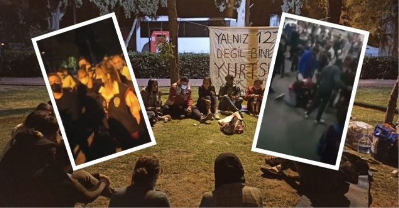 Birçok ilde öğrencilere polis müdahalesi: Barınamayanlar nezarette sabahladı