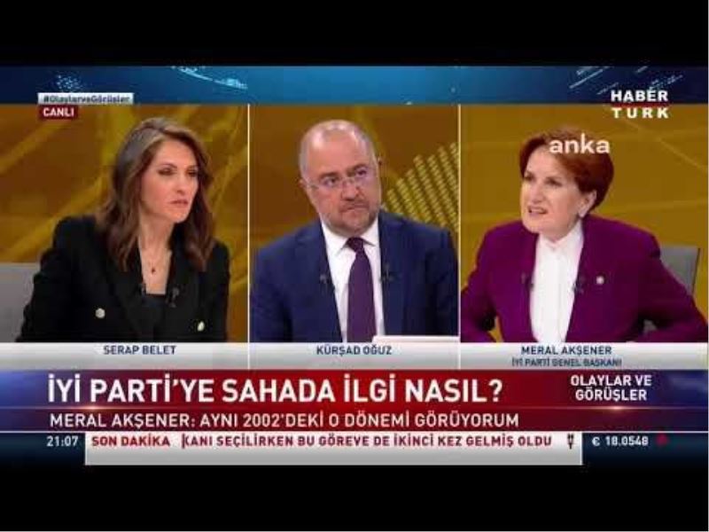 AKŞENER: “ERDOĞAN ANA MUHALEFET PARTİSİNİN GENEL BAŞKANI OLACAK