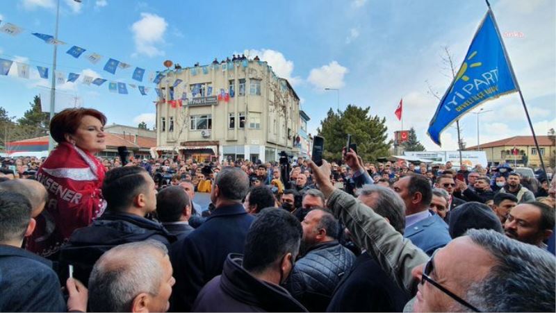 Akşener Kayseri’de: Bu Arkadaşları Göndereceğiz, Tıpış Tıpış Gidecekler, Bu Harami Düzeni Birlikte Göndereceğiz