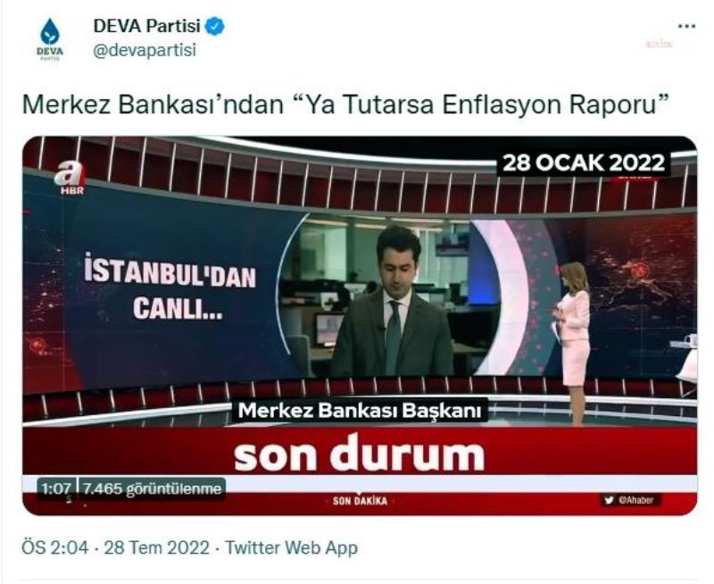 ALI BABACAN: AGIZLARIYLA KUS TUTSALAR ENFLASYONU ASLA ASAGIYA DÜSÜREMEZLER, ARTIK BITTI