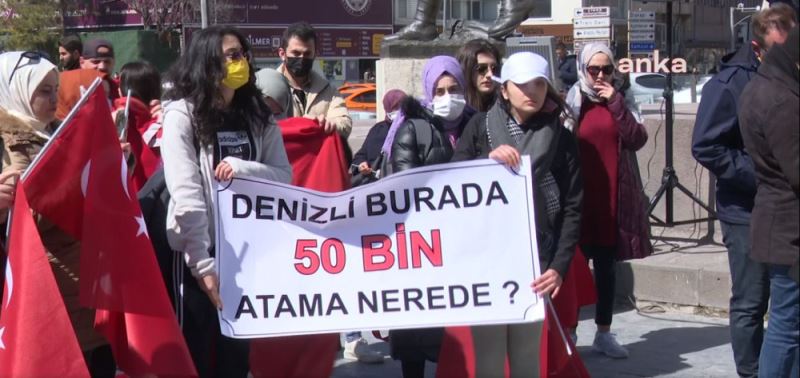 Ataması Yapılmayan Öğretmenler: 1999’da 100 Öğretmenden 60’ı Atanırken Bugün 100 Öğretmenden 2,5’i Atanabildi