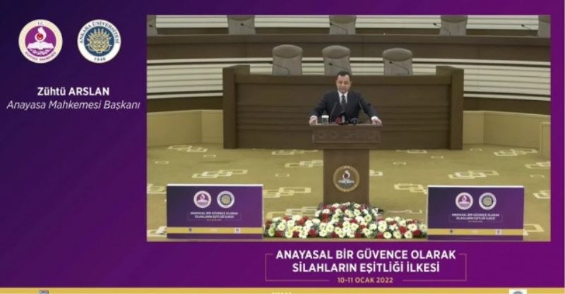 AYM Başkanı Arslan: Adil Yargılanma Hakkıyla İlgili Meselemiz Var