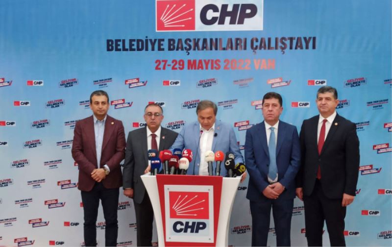 CHP BELEDİYE BAŞKANLARI ÇALIŞTAYI VAN’DA BAŞLADI