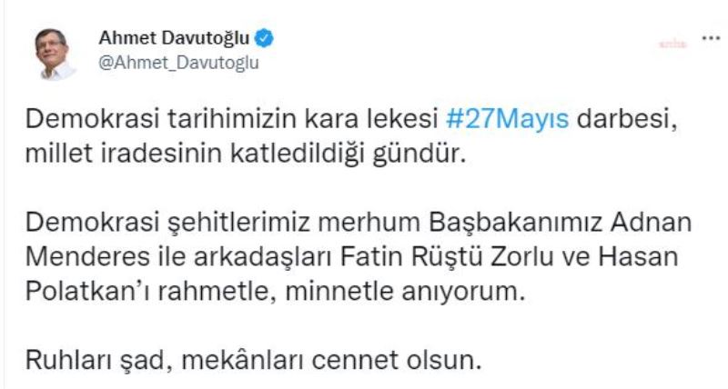 DAVUTOĞLU: 