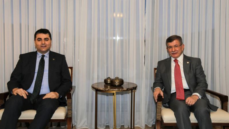 Davutoğlu Demokrat Parti Genel Başkanı Uysal ile görüştü