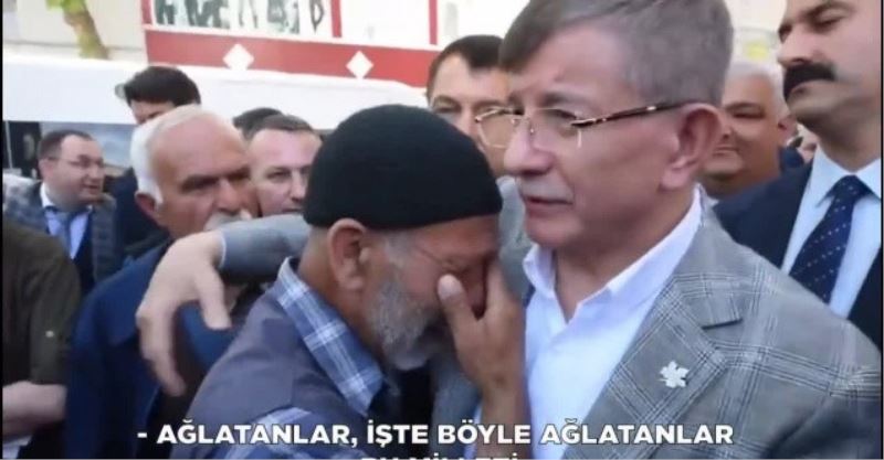 DAVUTOĞLU’NUN DİNLEDİĞİ ADIYAMANLI: “YOK ETTİ BİZİ, YOK. EKMEK 3 LİRA OLDU. VALLAHİ OLMUYOR”