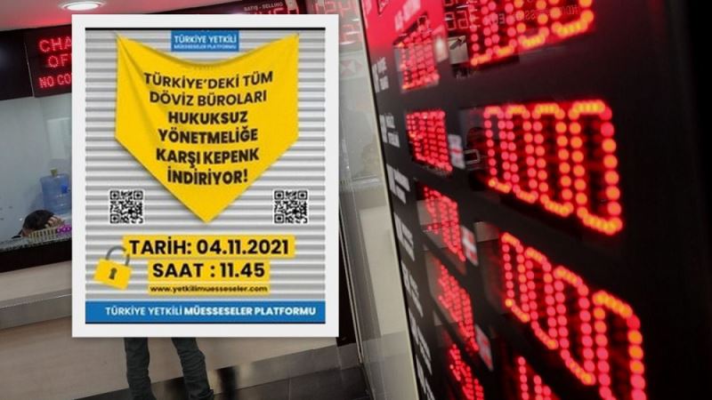 Döviz büroları kepenk kapattı