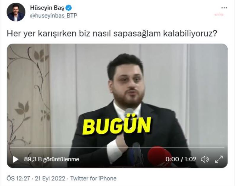 HÜSEYIN BAS: BIZIM ILIM, IRFAN, KÜLTÜR, MEDENIYET SAHIBI OLABILMEMIZIN TEK TEMINATI ATATÜRK