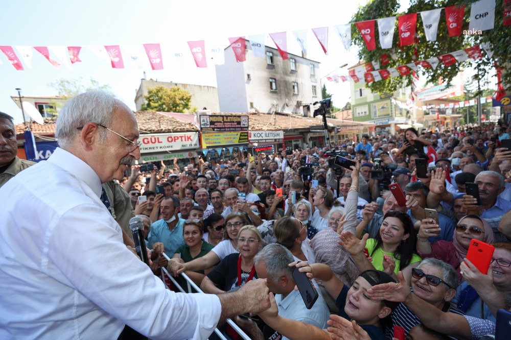 KILIÇDAROGLU: BEN; BESLI ÇETELERIN, MAFYANIN,  BARONLARIN ADAMI DEGILIM. BEN; ALIN TERI ILE GEÇINEN HERKESIN ADAMIYIM