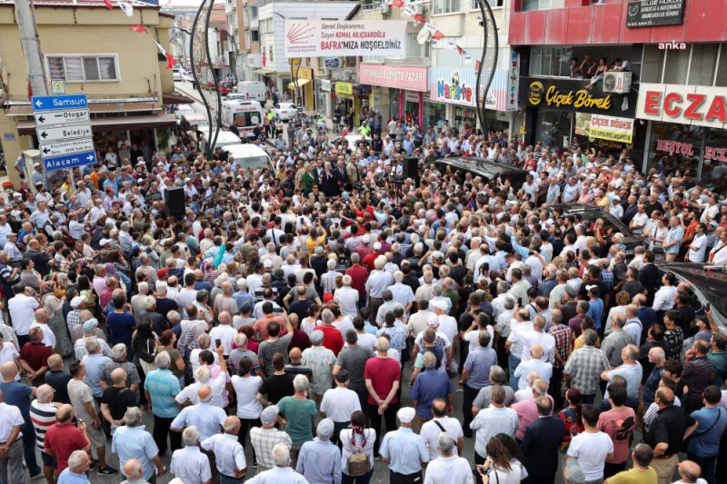 KILIÇDAROGLU: BU ÜLKEYI BERABER AYAGA KALDIRACAGIZ. HEP BERABER, HEP BERABER