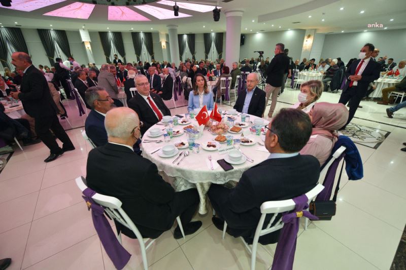 Kılıçdaroğlu emekli emniyet mensuplarıyla iftarda buluştu