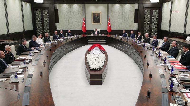 MGK Cumhurbaşkanı Recep Tayyip Erdoğan başkanlığında toplandı