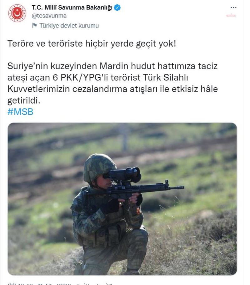 MSB: 6 PKK/YPG