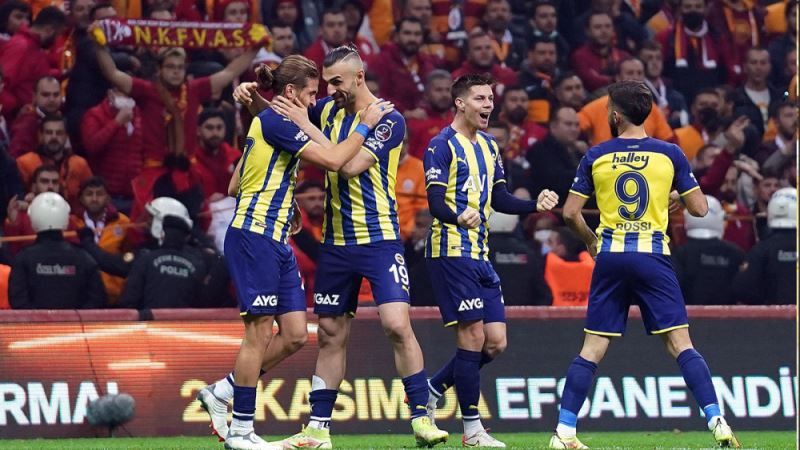 Olaylı derbide kazanan Fenerbahçe