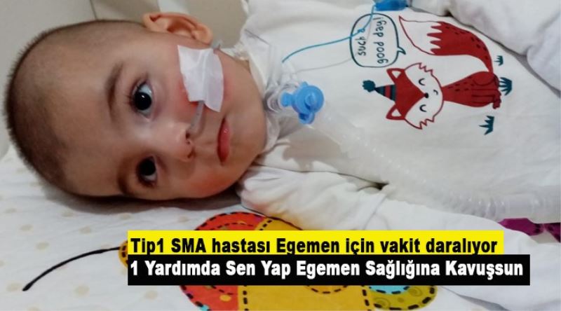 SMA HASTASI EGEMEN BEBEĞİN AİLESİNDEN YARDIM ÇAĞRISI