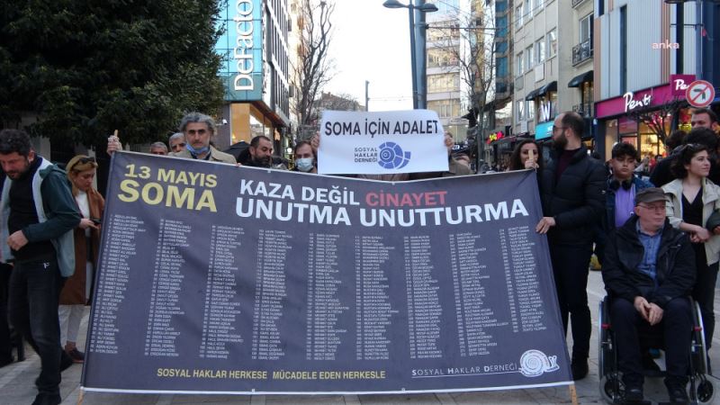 SOMA MADEN FACİASINA İLİŞKİN YARGITAY KARARI İSTANBUL’DA PROTESTO EDİLDİ