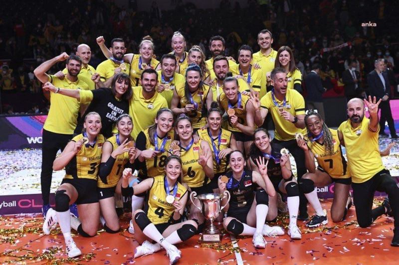 VAKIFBANK KADIN VOLEYBOL TAKIMI AVRUPA ŞAMPİYONU OLDU