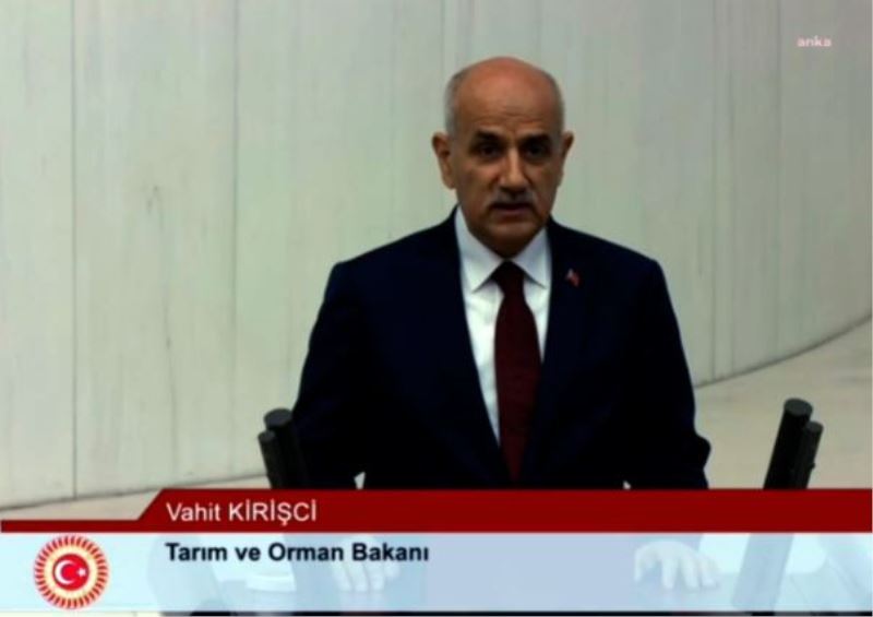 Yeni Tarım Bakanı Vahit Kirişci TBMM